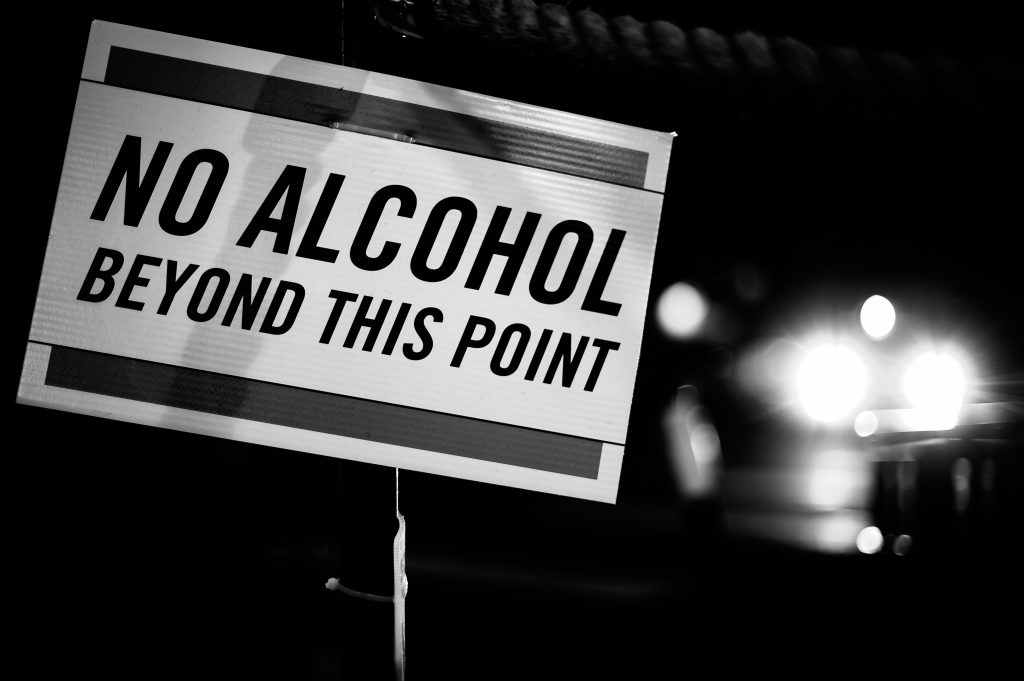 an image with no alcohol sign to signal the wish to stop drinking