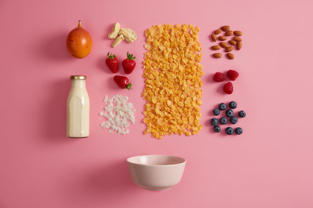an image of dietary fiber rich foods.
