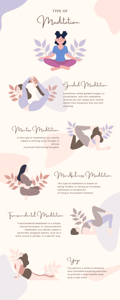 10 Effective Types of Meditation. 3 meditation types